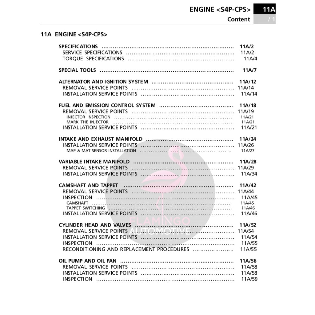 PROTON CAMPRO S4P-CPS ENGINE Workshop Repair Manual / PROTON GEN2 / WAJA / SATRIA NEO /EXORA