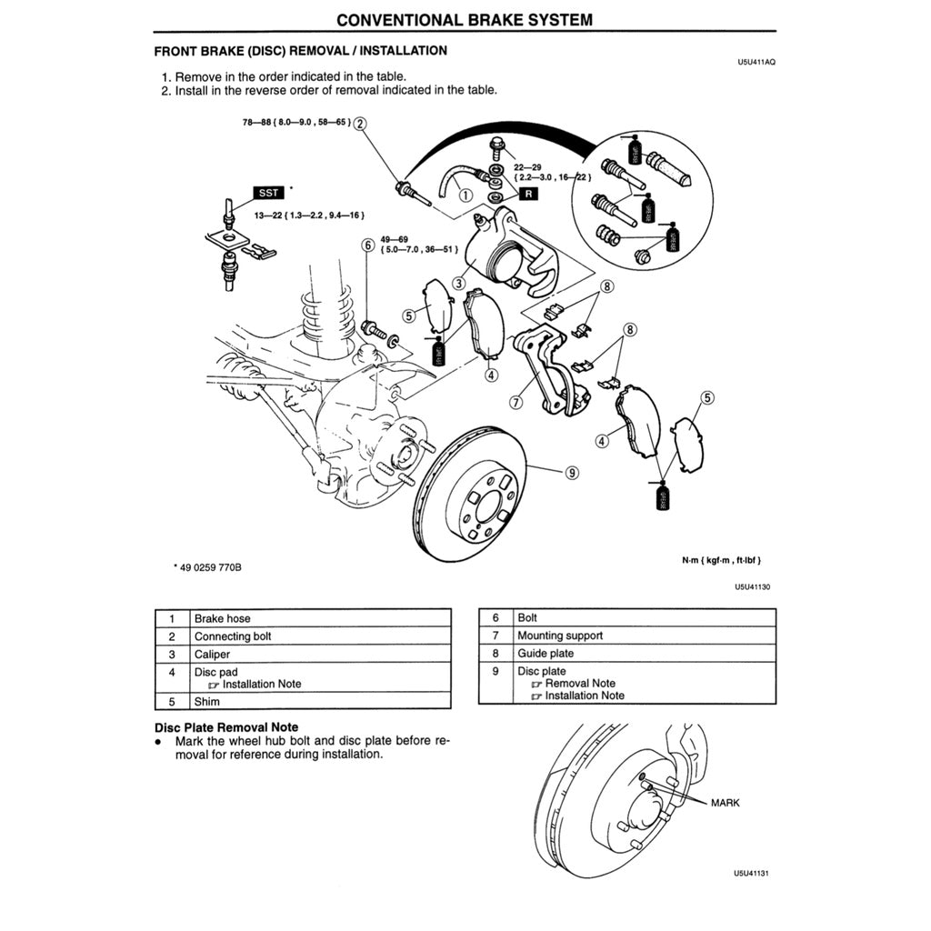 MAZDA MX-5 MIATA NA SERIES 1997 Full Manual Set – Repair & Maintenance Manual