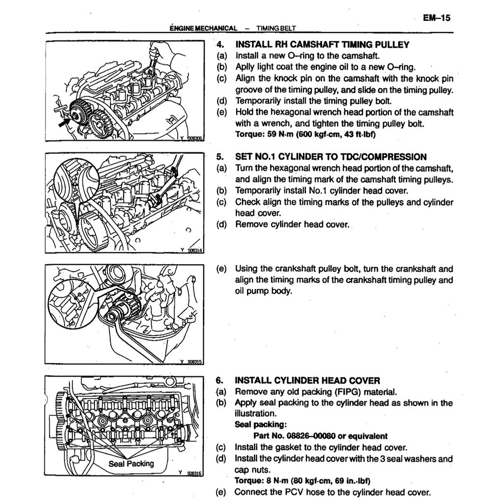 4AGE TOYOTA ENGINE 4A-GE 20V Full Manual Set – "BLACKTOP" Repair & Maintenance Manual and DIAGNOSTIC MANUAL and WIRING DIAGRAMS/ECU PINOUTS