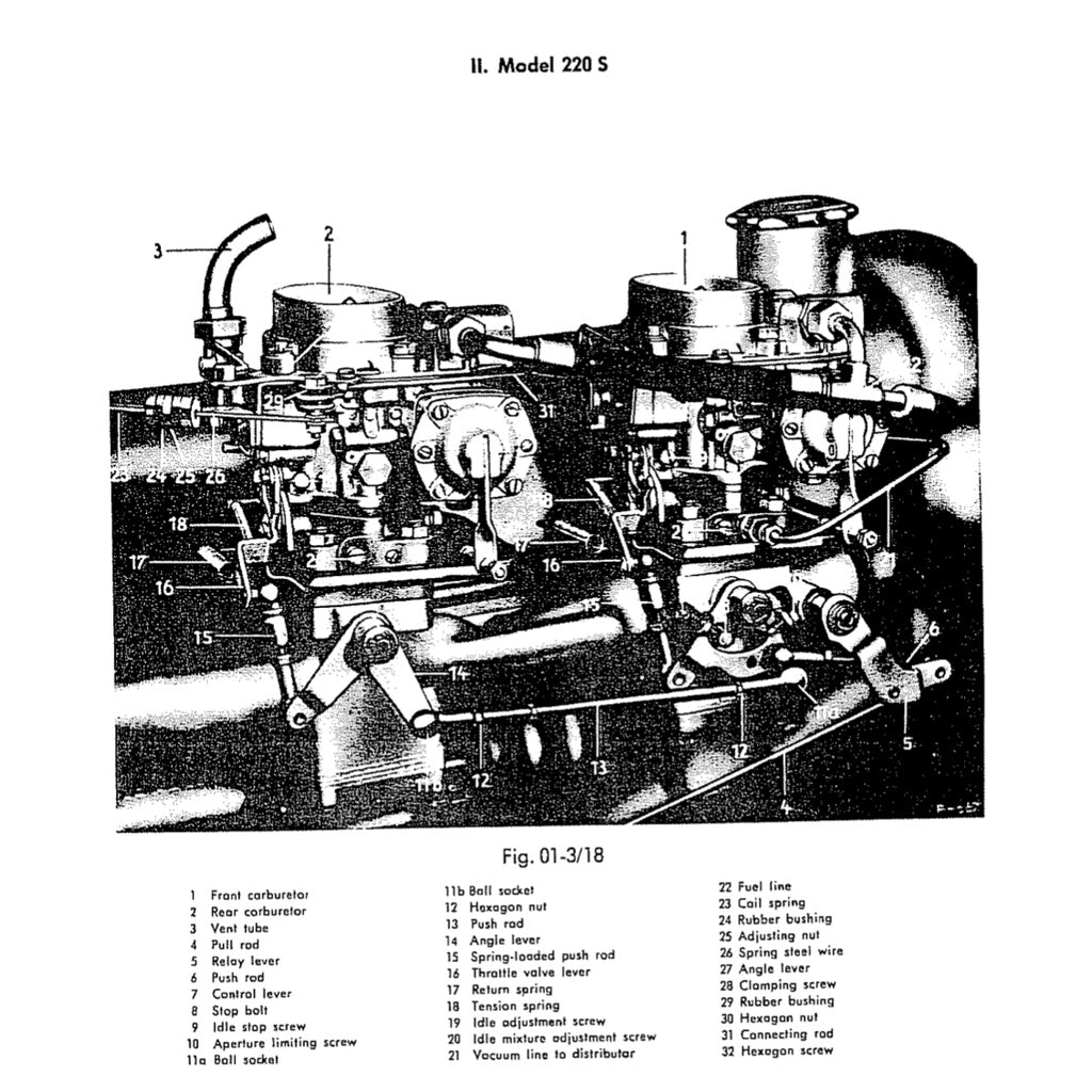 MERCEDES BENZ W120 W121 "PONTON" 1953-1963 Full Manual Set – Repair & Maintenance Manual