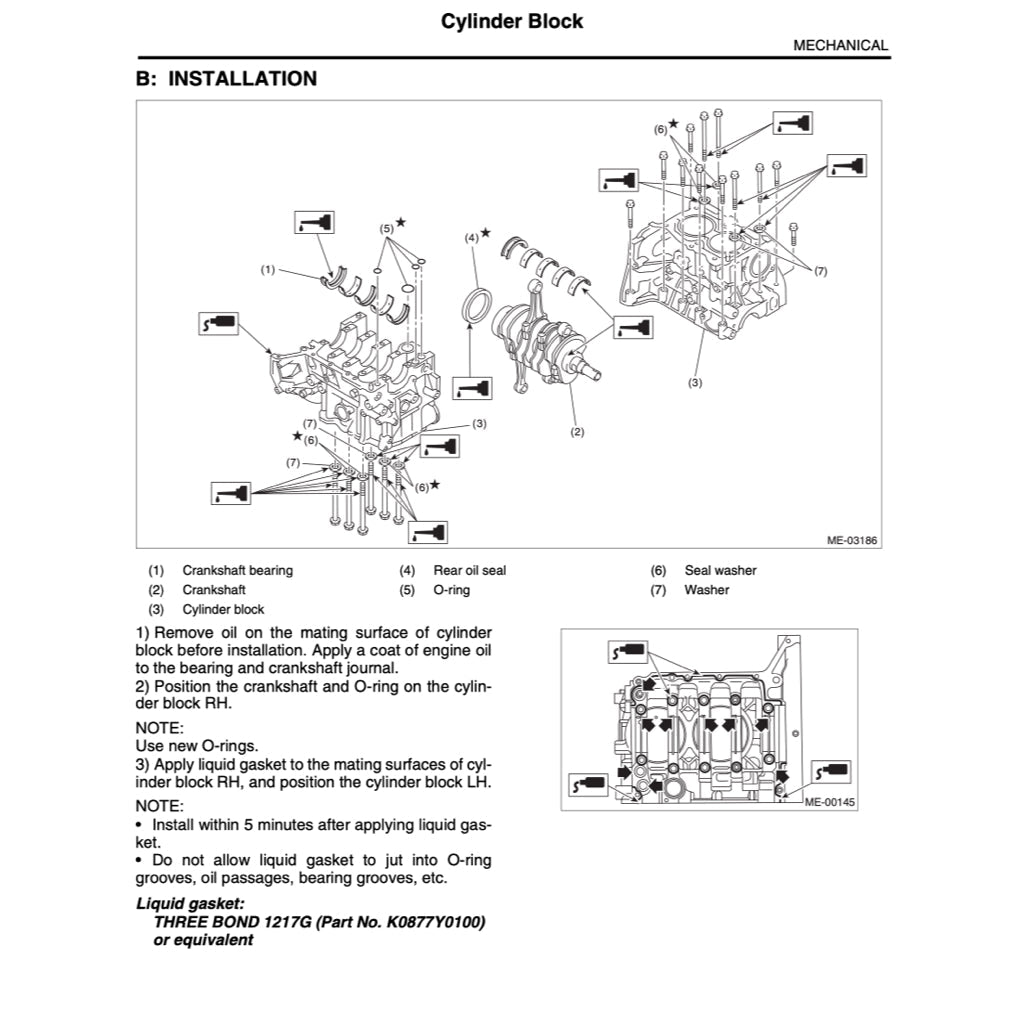 SUBARU LEGACY BL/BP 2003-2009 Full Manual Set – Repair & Maintenance Manual