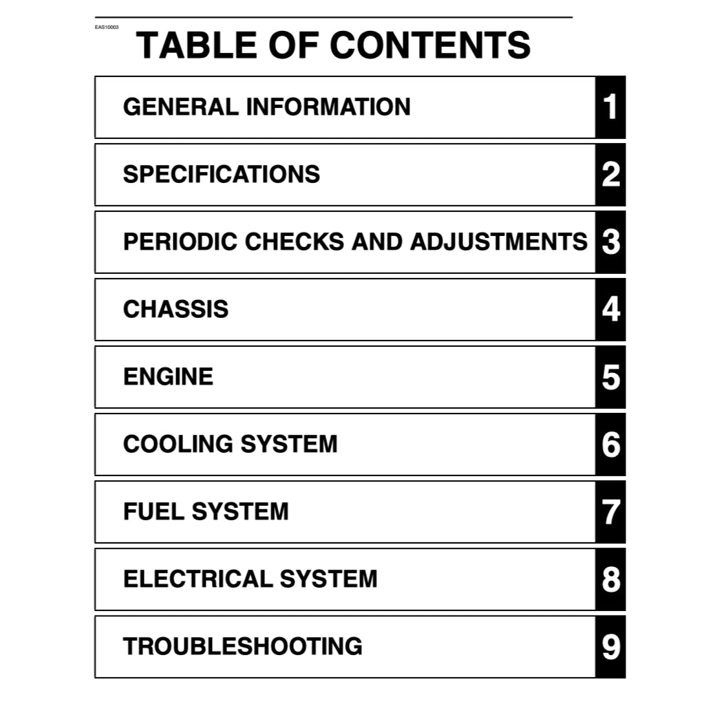 YAMAHA MT-10 /MT-10 SP 2016-2023 Full Manual Set – Repair & Maintenance Manual and Spare Parts Catalog and User Handbook