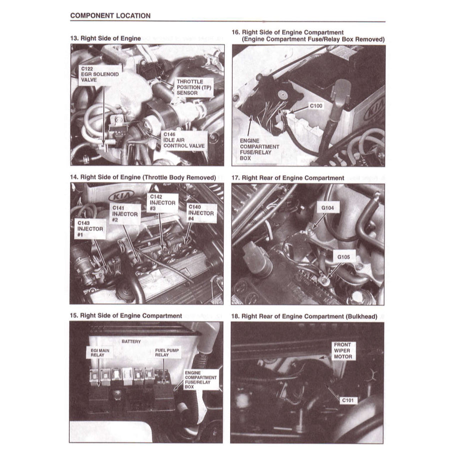 KIA SPORTAGE JA/NB 1996-2004 Full Manual Set – Repair & Maintenance Manual