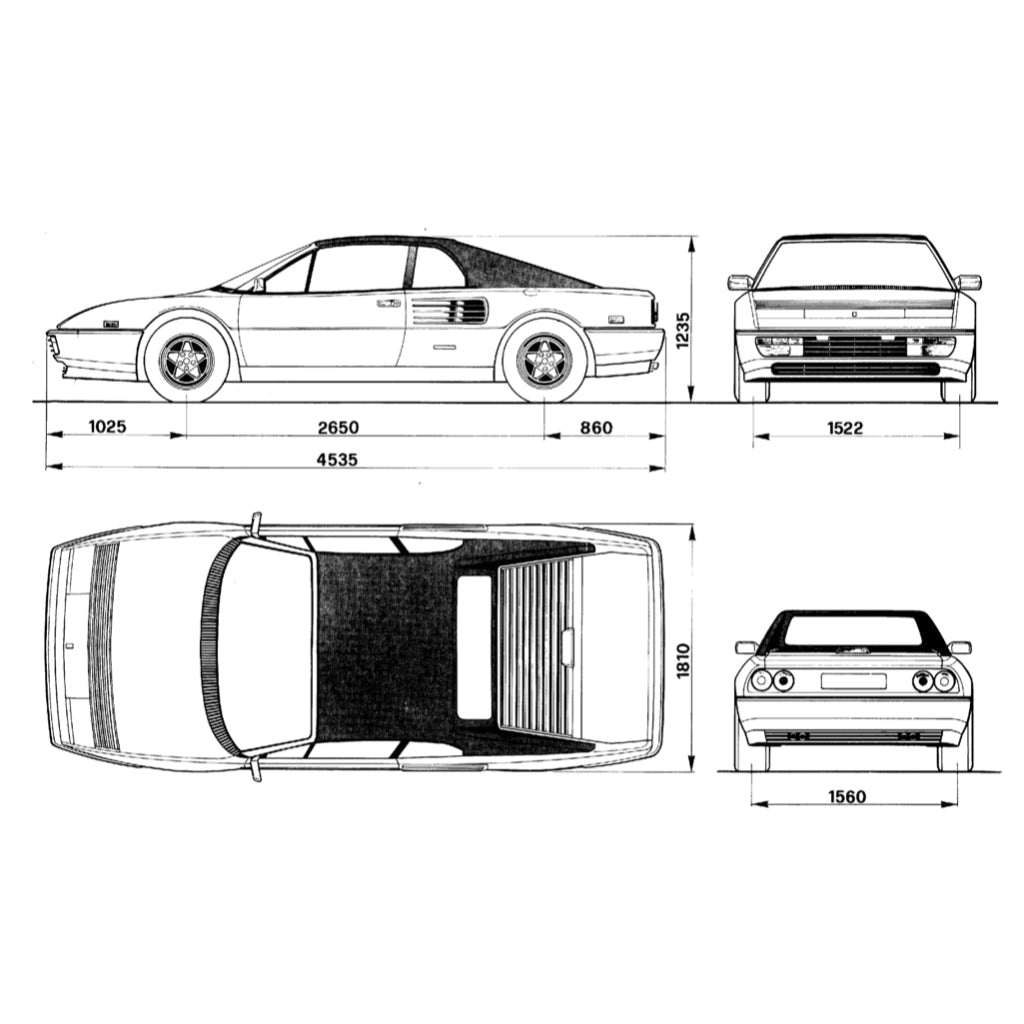 FERRARI MONDIAL T F108 1989-1993 Full Manual Set – SERVICE Workshop Manual and Spare Parts Catalog