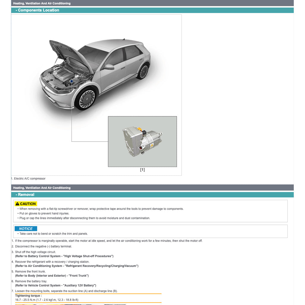HYUNDAI IONIQ5 IONIQ 5 NE EV 2022-2023 Full Manual Set – Repair & Maintenance Manual