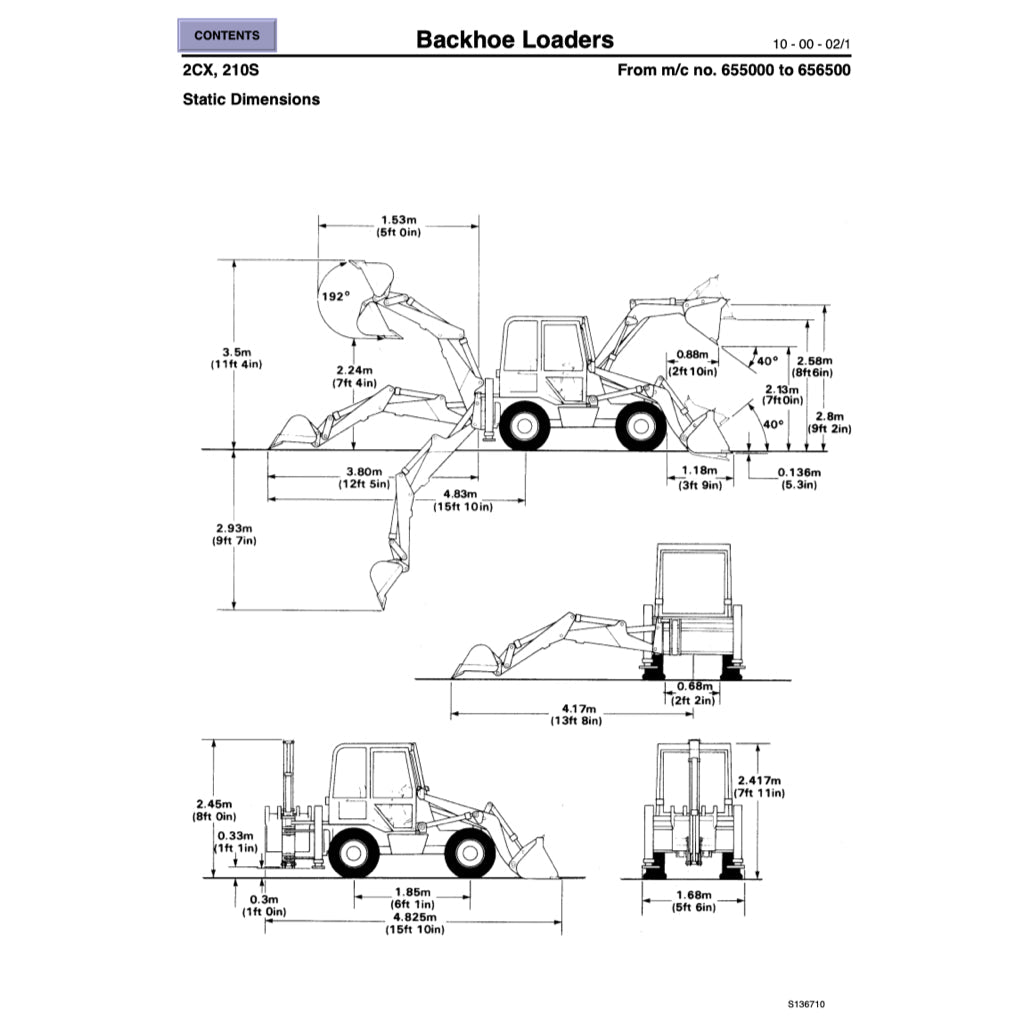 JCB SERVICE DATA BOOK 1992-2003 Full Manual Set – LOADERS / EXCAVATORS / RTFL / FASTRAC