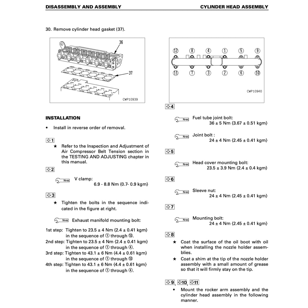 KOMATSU PC300LC-6-7-8 / PC350LC-6-7-8 EXCAVATOR Workshop Repair Manual