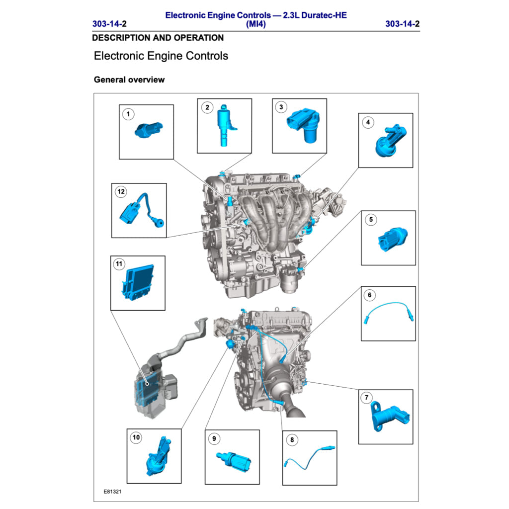 FORD MONDEO MK4 2007-2014 Full Manual Set – Repair & Maintenance Manual