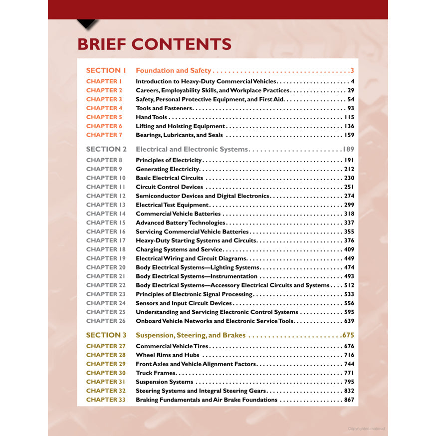 FUNDAMENTALS OF MEDIUM/HEAVY DUTY COMMERCIAL VEHICLE SYSTEMS 2021 Full Manual Set – - CDX Learning Systems