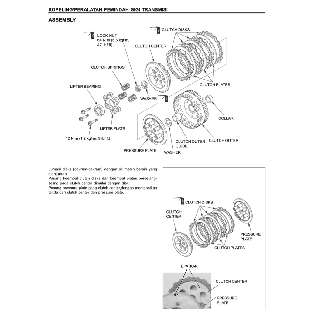 HONDA KARISMA 125 ANF 125 2002+ Full Manual Set – Repair & Maintenance Manual and Spare Parts Catalog / BUKU PEDOMAN REPARASI and KATALOG BAHAGIAN
