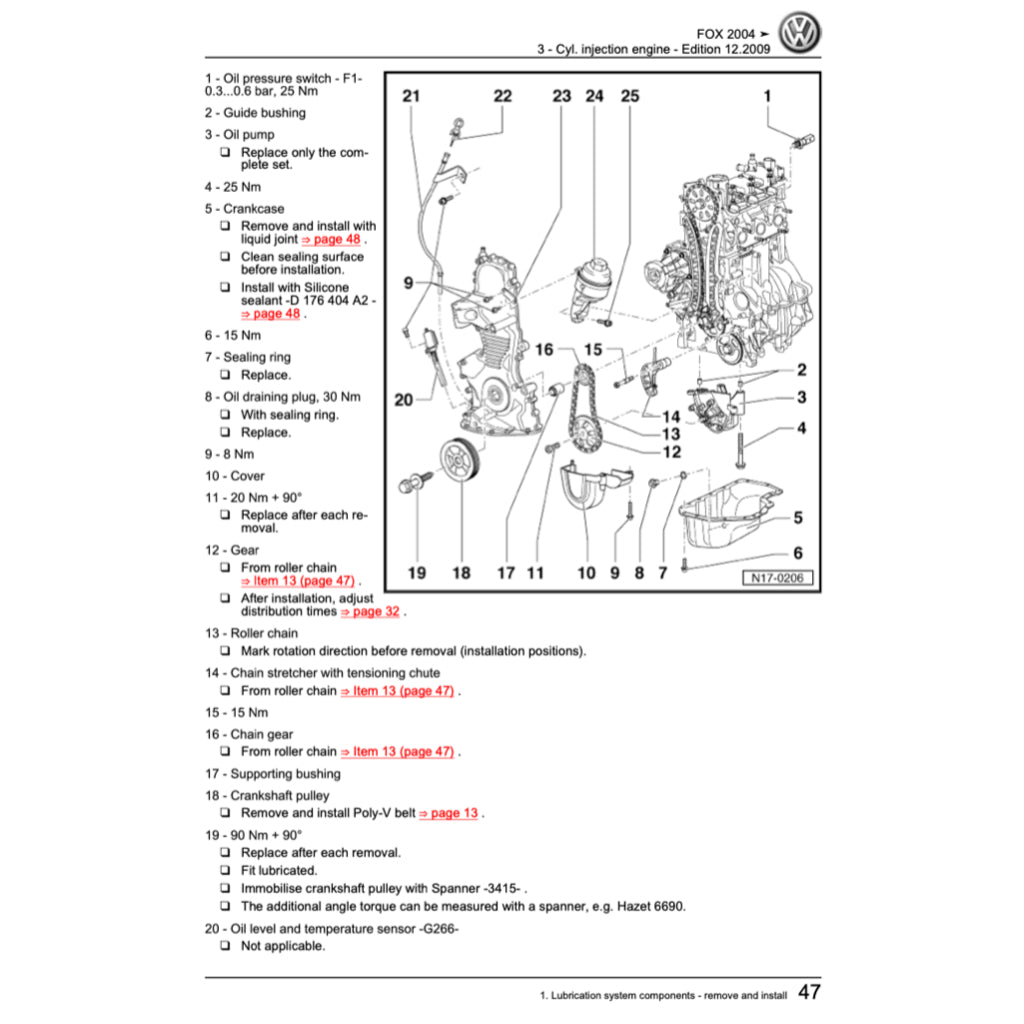SKODA FABIA 6Y 1999-2007 Full Manual Set – Repair & Maintenance Manual