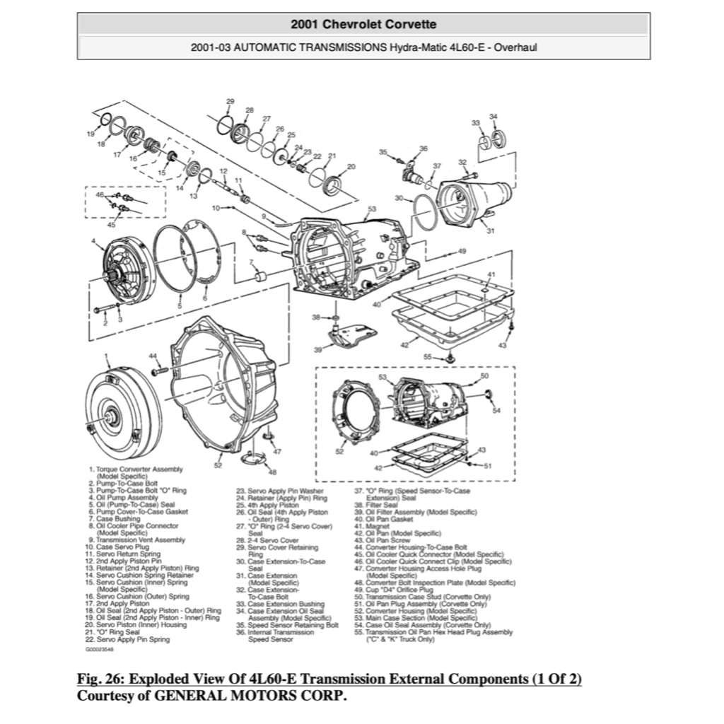 CHEVROLET CORVETTE C5 1996-2004 Full Manual Set – Repair & Maintenance Manual