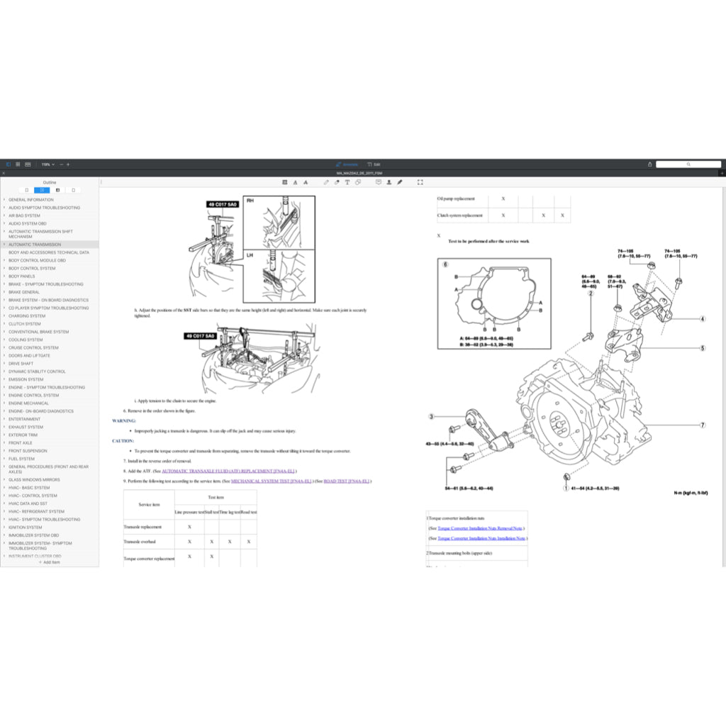 MAZDA 2 DE/DH 2007-2014 Full Manual Set – Repair & Maintenance Manual
