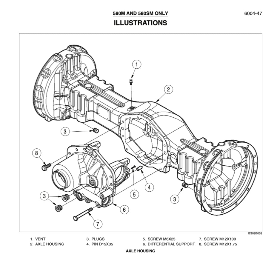 CASE 580SM(and) 590SM(and) LOADER BACKOE Workshop Repair Manualand Parts Book