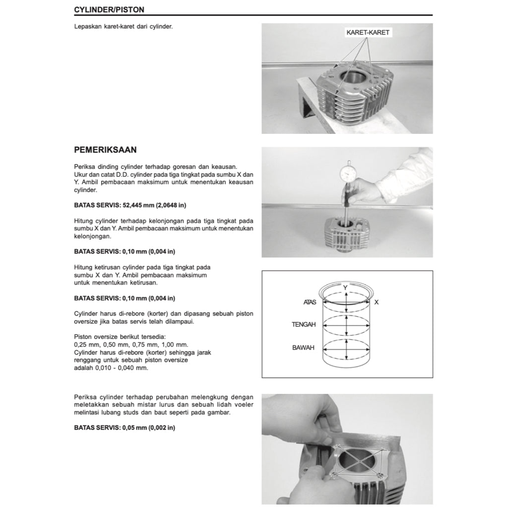 HONDA KARISMA 125 ANF 125 2002+ Full Manual Set – Repair & Maintenance Manual and Spare Parts Catalog / BUKU PEDOMAN REPARASI and KATALOG BAHAGIAN