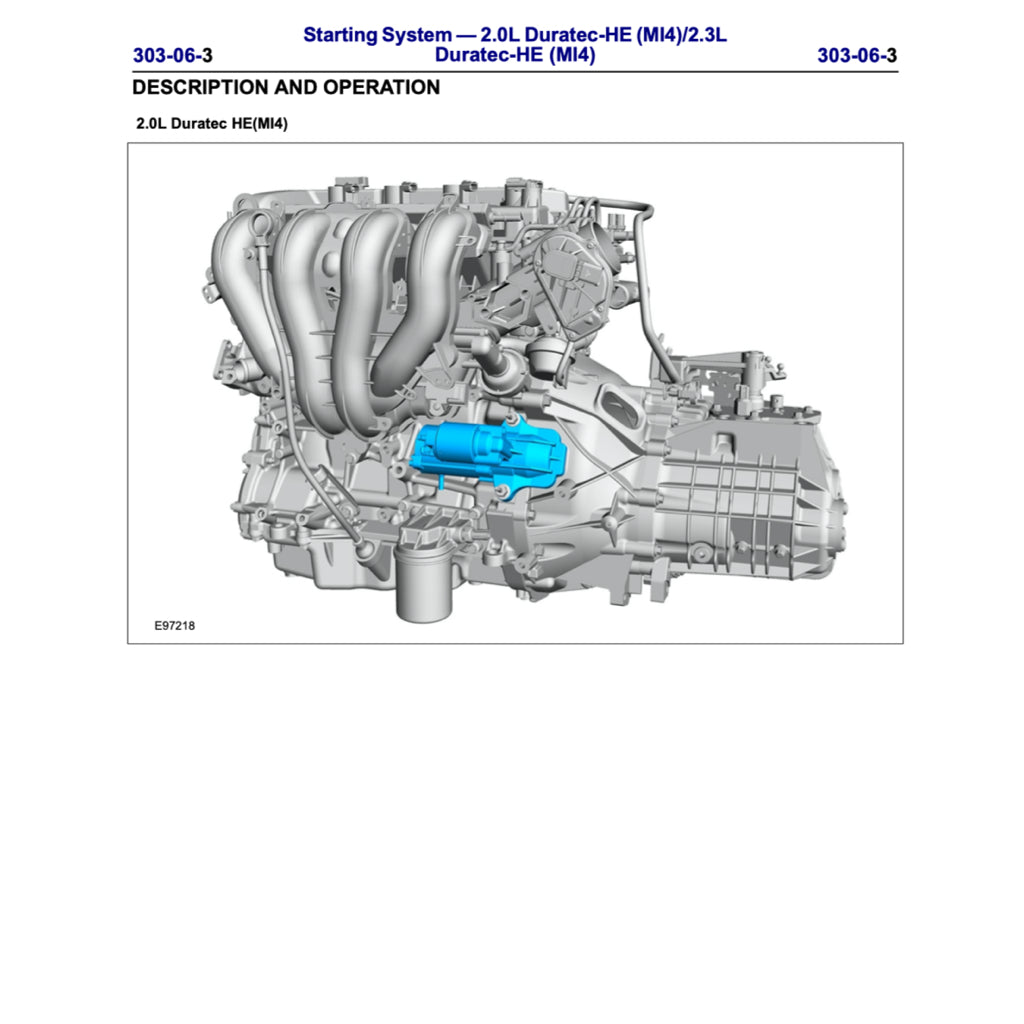 FORD MONDEO MK4 2007-2014 Full Manual Set – Repair & Maintenance Manual