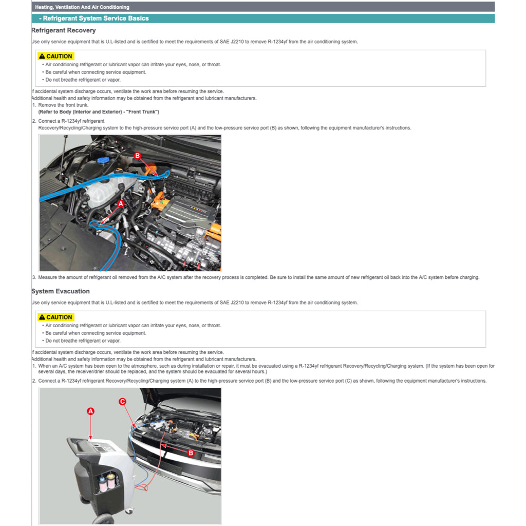 HYUNDAI IONIQ5 IONIQ 5 NE EV 2022-2023 Full Manual Set – Repair & Maintenance Manual