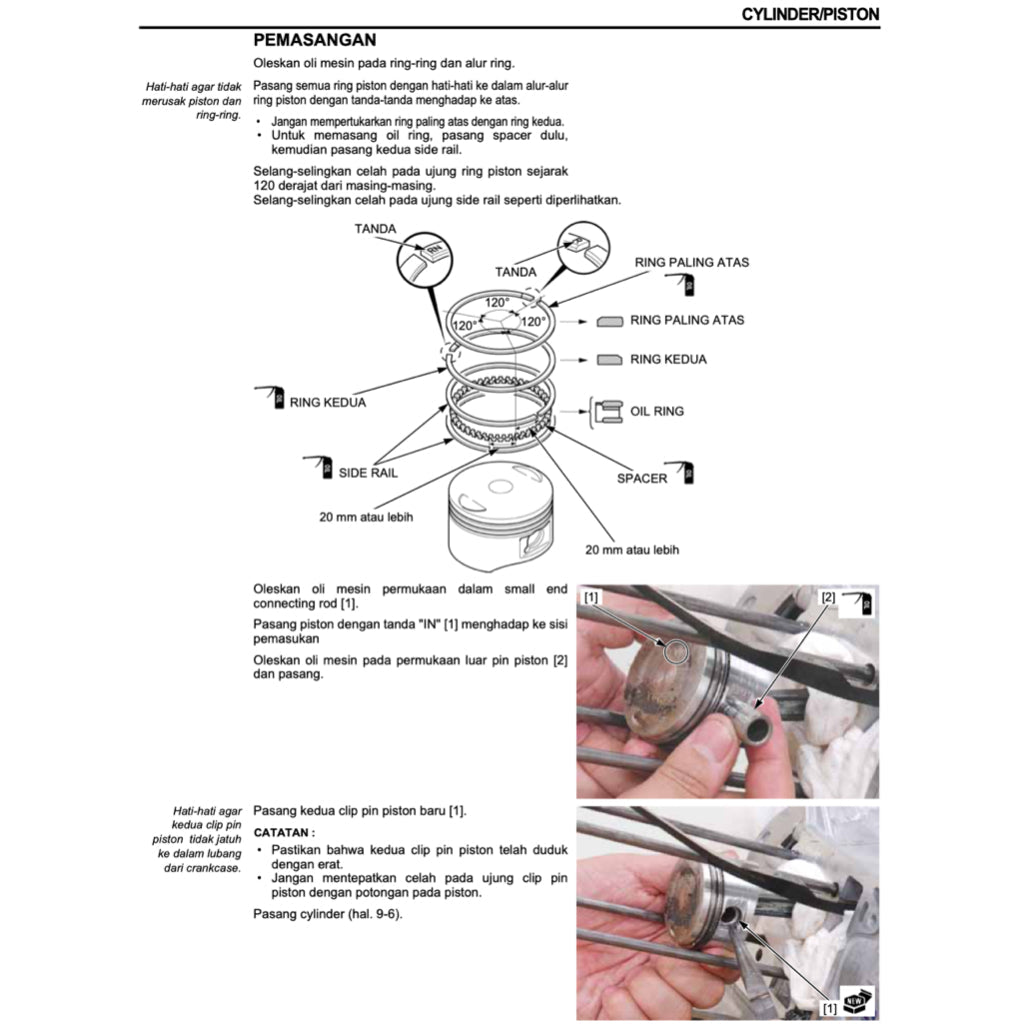 HONDA SPACY 110 NSC110 2011-2018 Full Manual Set – Repair & Maintenance ManualandSpare Parts CatalogandUser Handbook - BAHASA INDONESIA