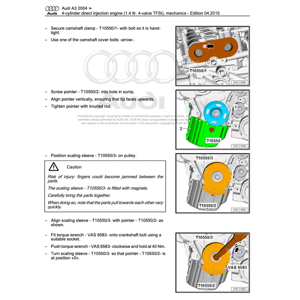 Audi A3 8P 2003-2012 Full Manual Set – Repair & Maintenance Manual