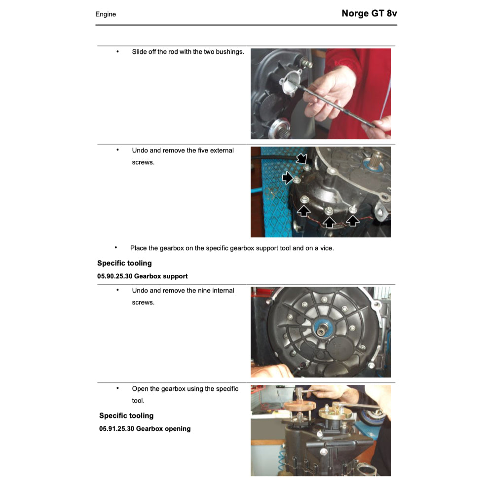 MOTO GUZZI NORGE GT 8V 2010-2013 Full Manual Set – Repair & Maintenance Manual and Spare Parts Catalog and User Handbook