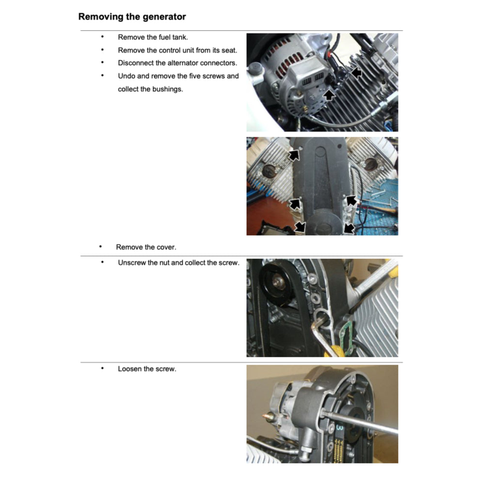 MOTO GUZZI STELVIO 4V/8V/NTX 2008+ Full Manual Set – Repair & Maintenance Manual and Spare Parts Catalog and User Handbook