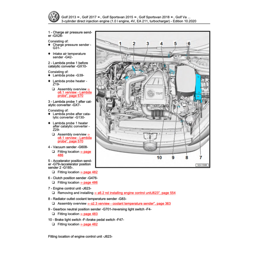 VW T-CROSS C11 2019+ Full Manual Set – Repair & Maintenance Manual