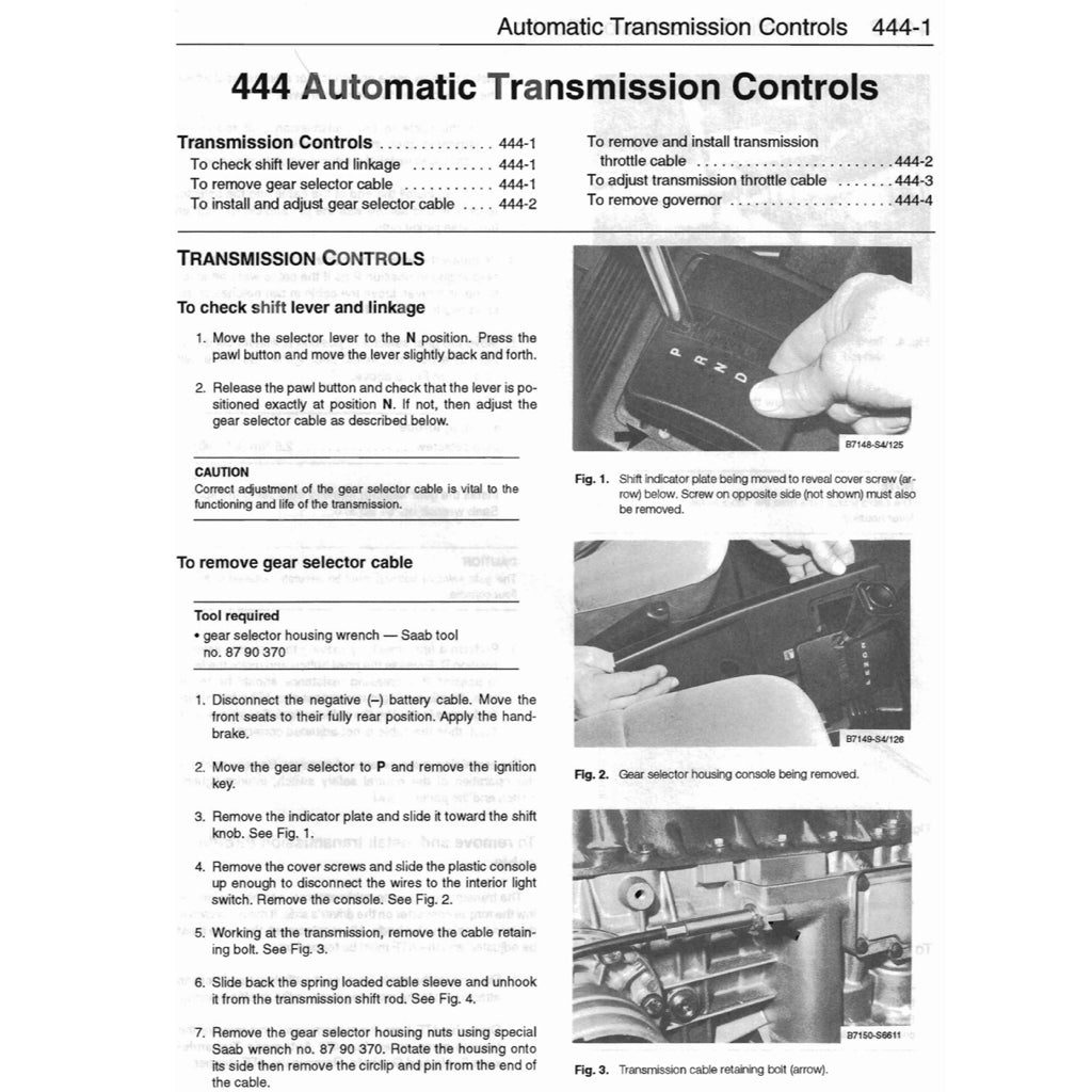 SAAB 900 16V 1985-1994 Full Manual Set – Repair & Maintenance Manual
