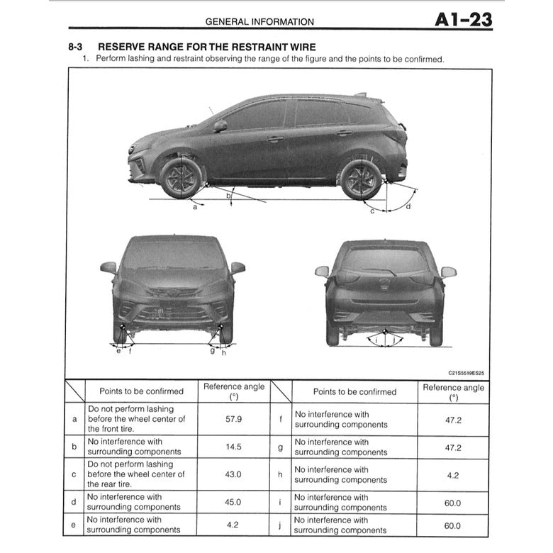 DAIHATSU SIRION M800 2017-2021 Full Manual Set – Repair & Maintenance Manual