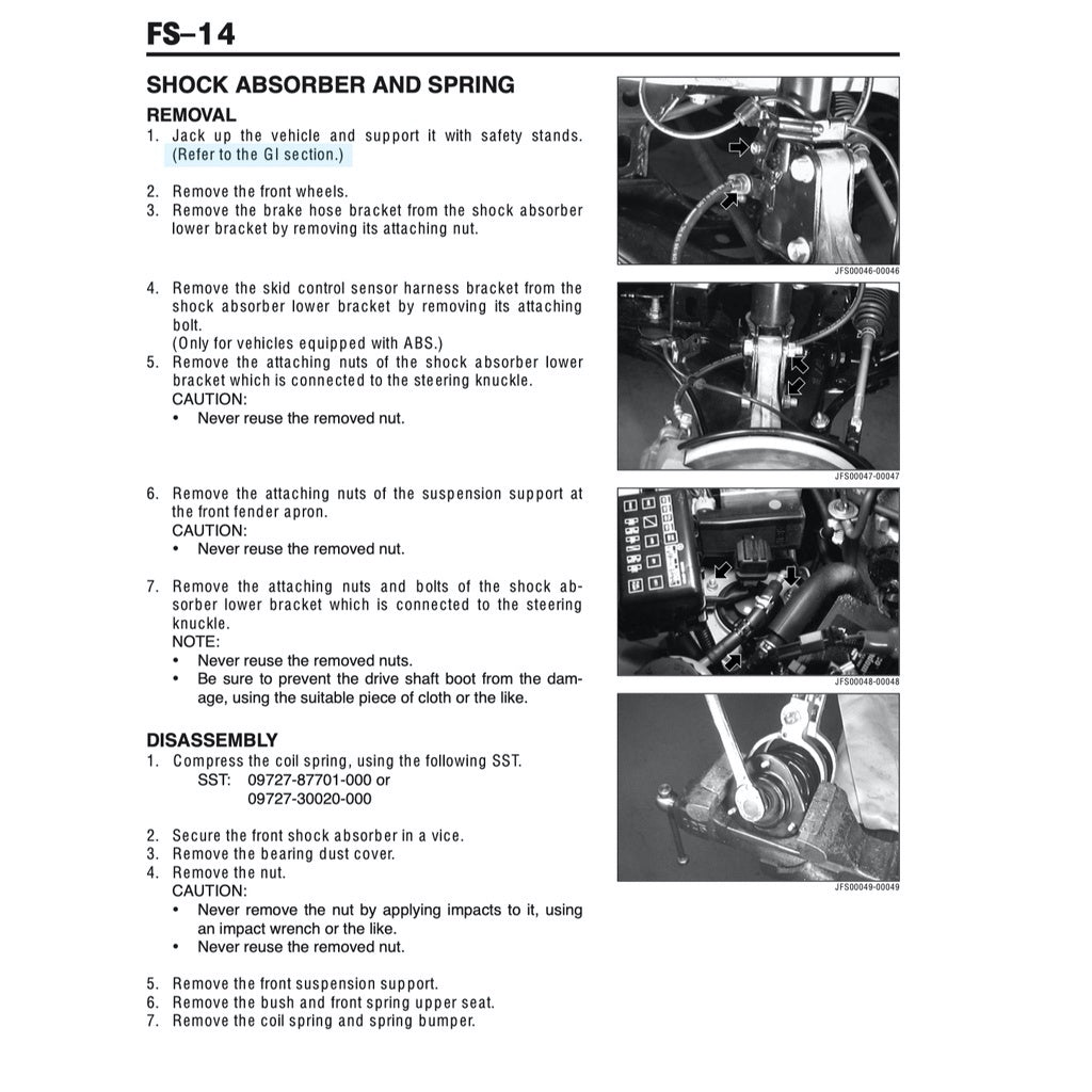 DAIHATSU TERIOS J100 1997-2006 Full Manual Set – Repair & Maintenance Manual