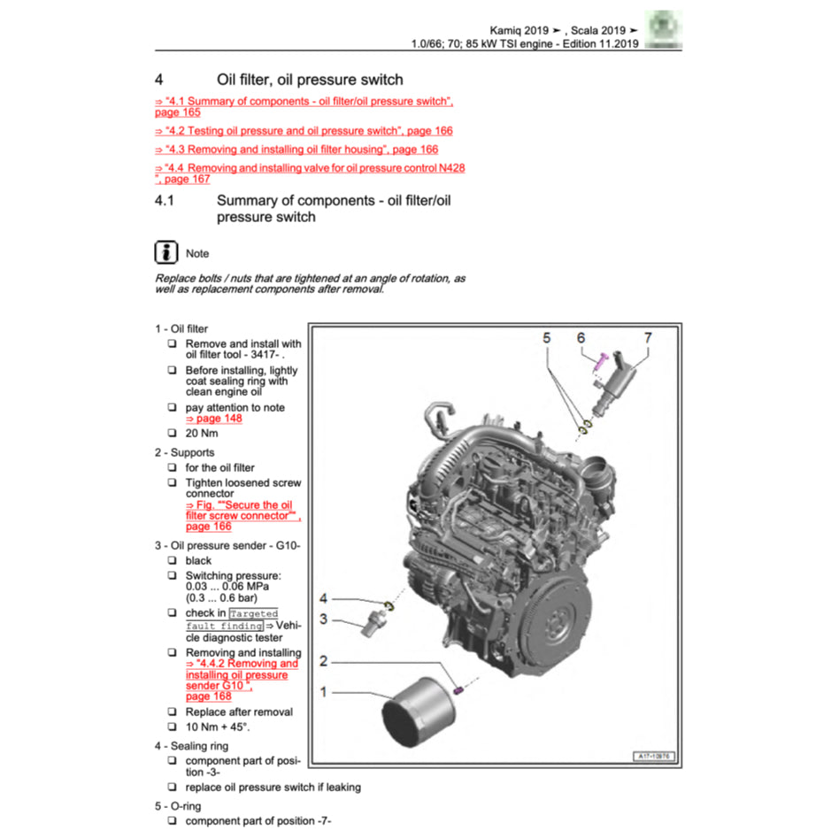 SKODA KAMIQ NW5 2019+ Full Manual Set – Repair & Maintenance Manual