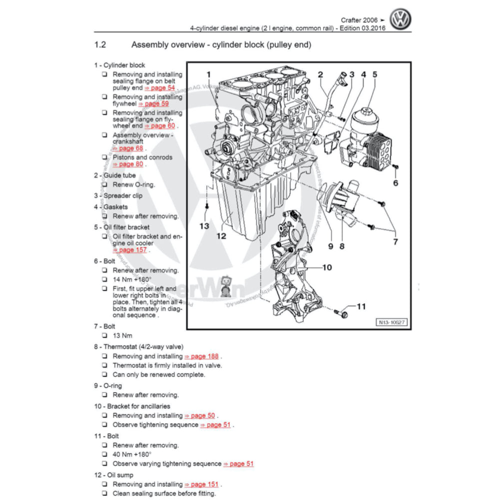 VW CRAFTER 2E/2F 2006-2017 Full Manual Set – Repair & Maintenance Manual