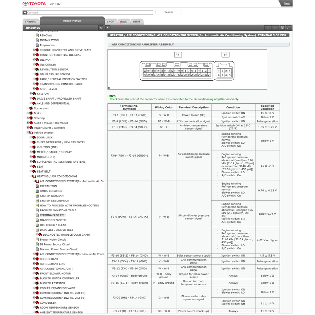 TOYOTA VIOS/YARIS NCP 150 151 NSP 150 151 2013-2022 Full Manual Set – ONLINE Repair & Maintenance Manual