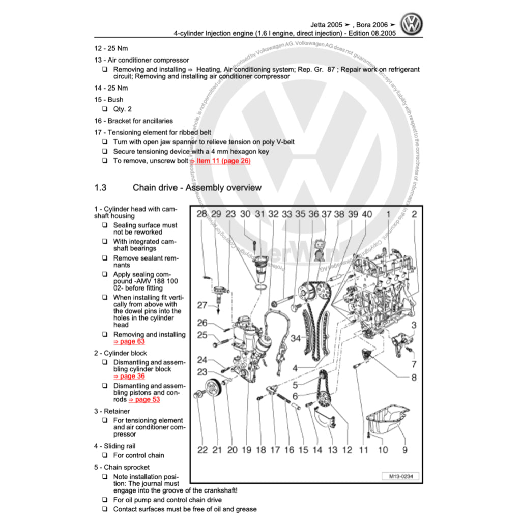 VW JETTA A5 2005-2010 Full Manual Set – Repair & Maintenance Manual