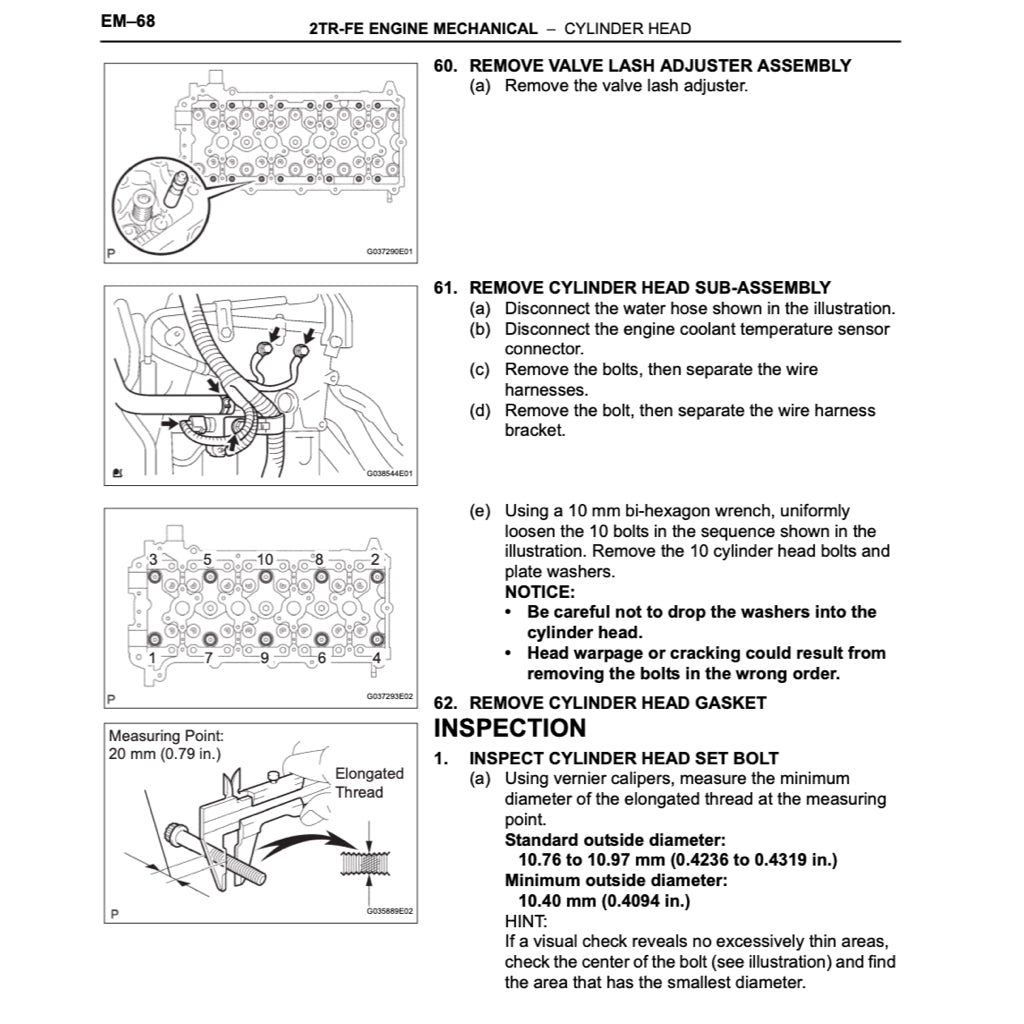 TOYOTA TACOMA N220-N270 2004-2015 Full Manual Set – Repair & Maintenance Manual