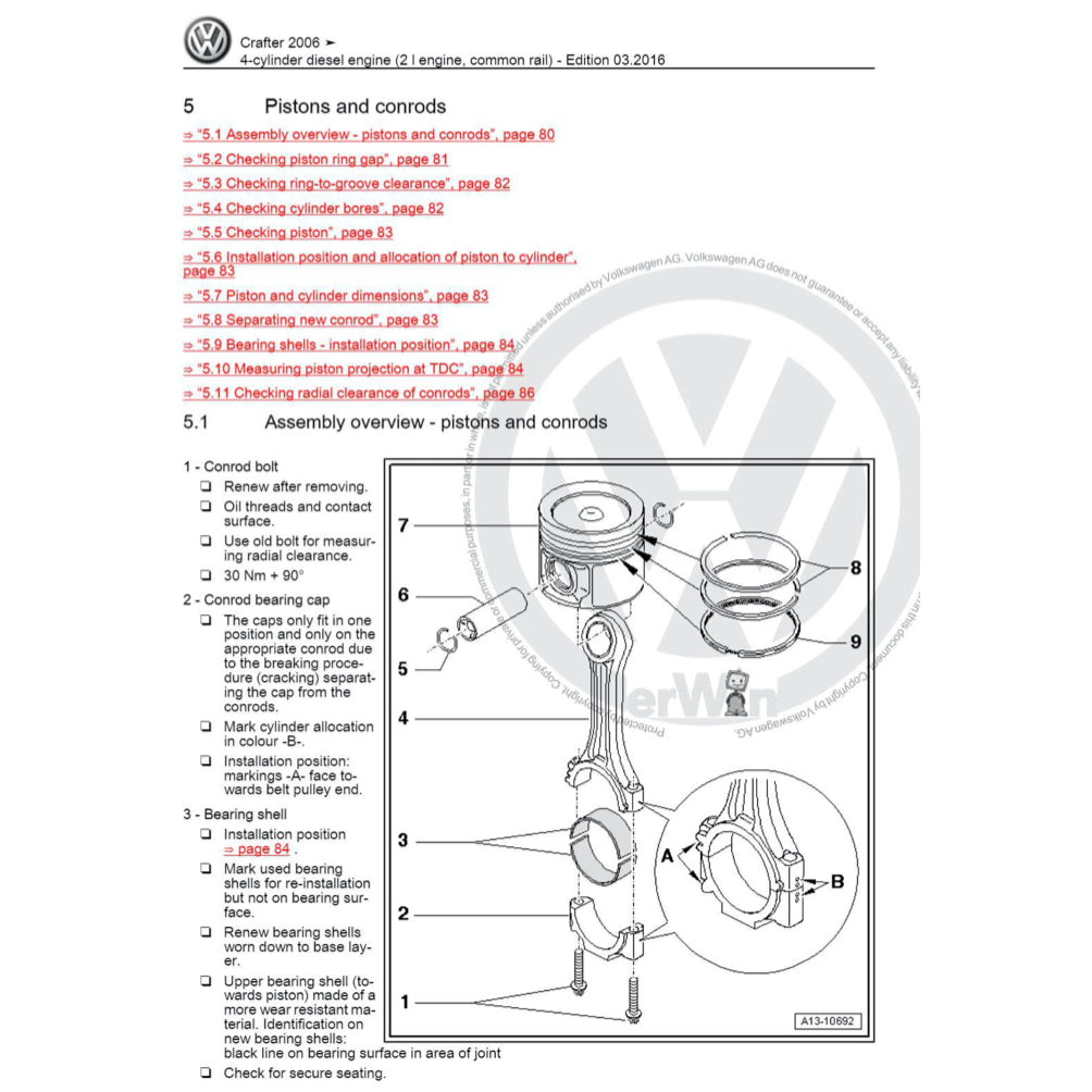 VW CRAFTER 2E/2F 2006-2017 Full Manual Set – Repair & Maintenance Manual
