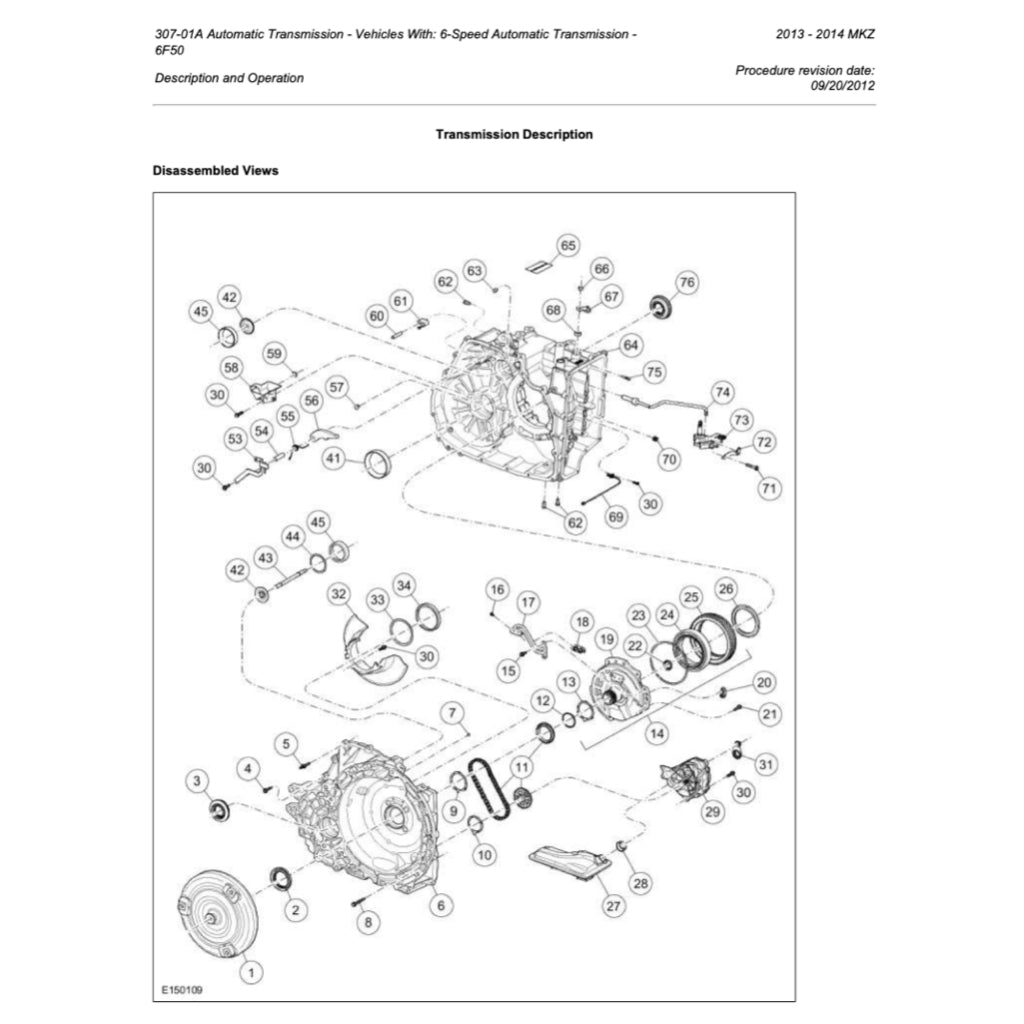 LINCOLN MKZ 2013-2016 Full Manual Set – Repair & Maintenance Manual