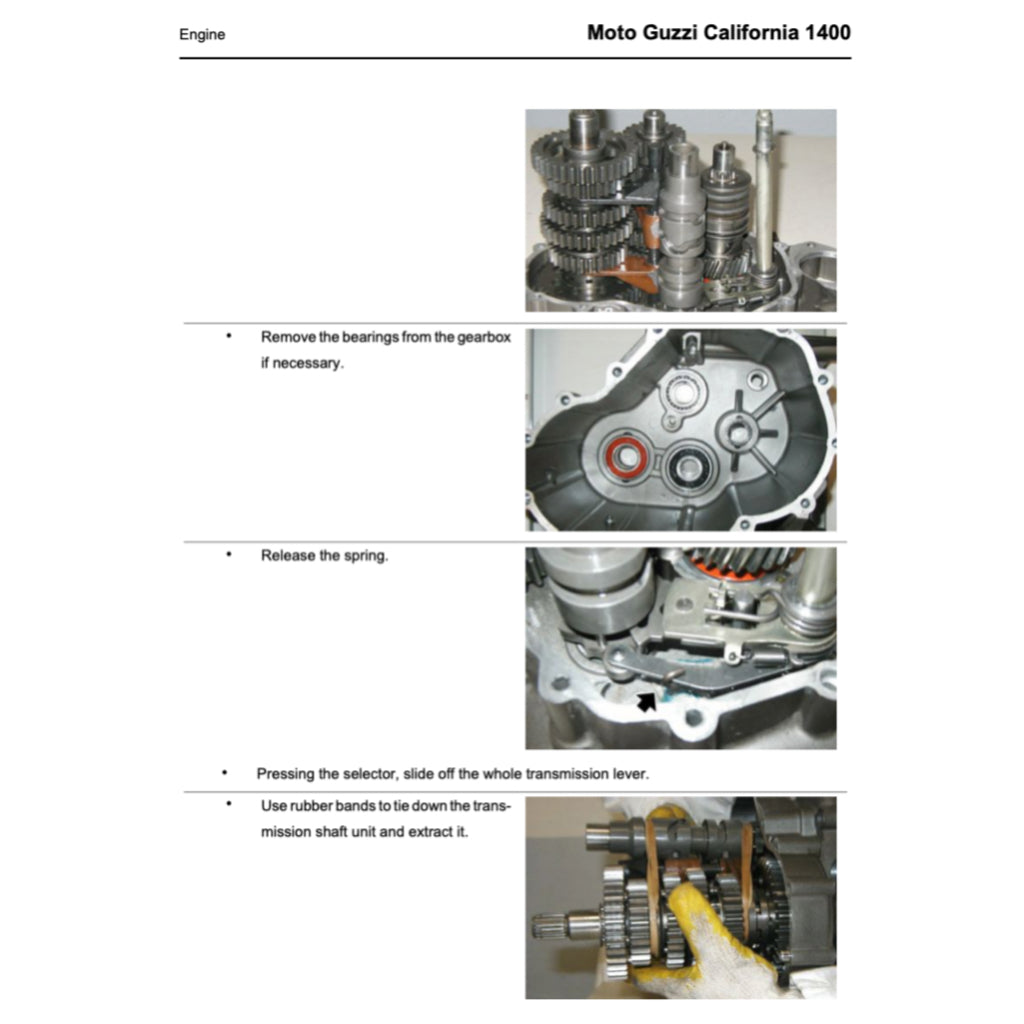 MOTO GUZZI CALIFORNIA 1400 2013+ Full Manual Set – Repair & Maintenance Manual and Spare Parts Catalog and User Handbook