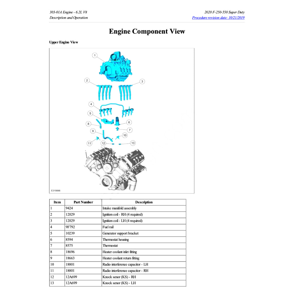 FORD F-250 F-350 SUPERDUTY P558 2017-2022 Full Manual Set – Repair & Maintenance Manual