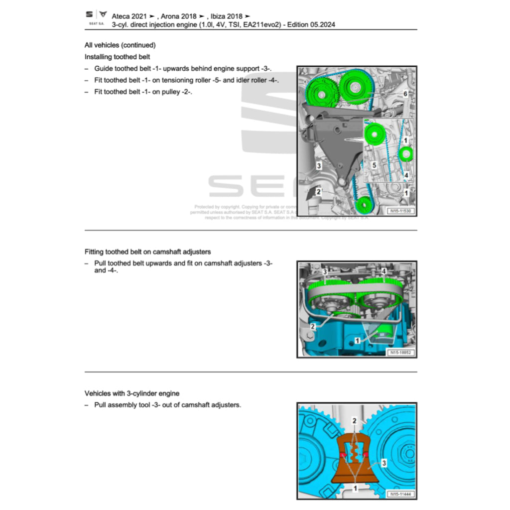 SEAT LEON 5F 2012-2020 Full Manual Set – Repair & Maintenance Manual