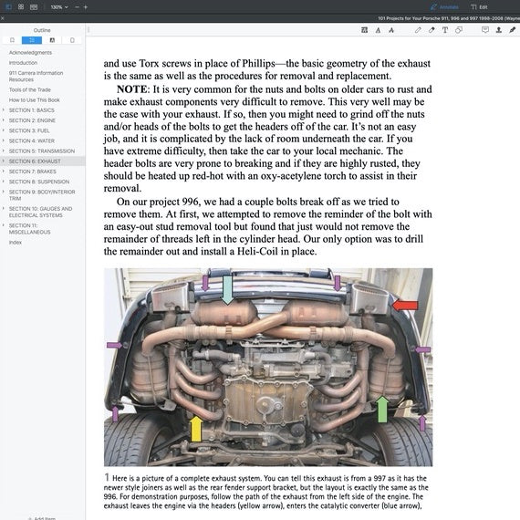 101 PROJECTS PORSCHE 911, 996,997 1998-2008 Full Manual Set – - Motorbooks Workshop Series