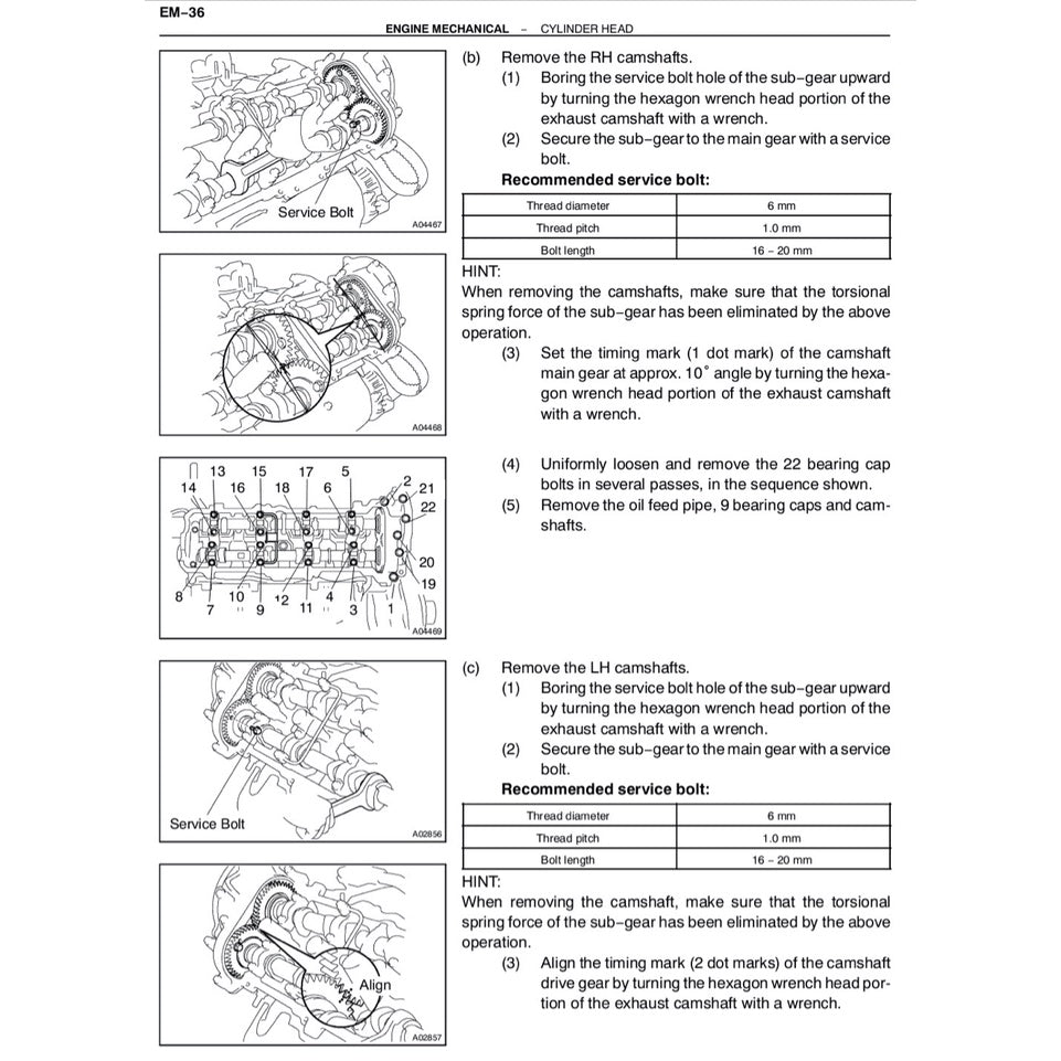 TOYOTA ENGINE 2UZ-FE 4.7L Full Manual Set – SERVICE REPAIR WORKSHOP MANUAL